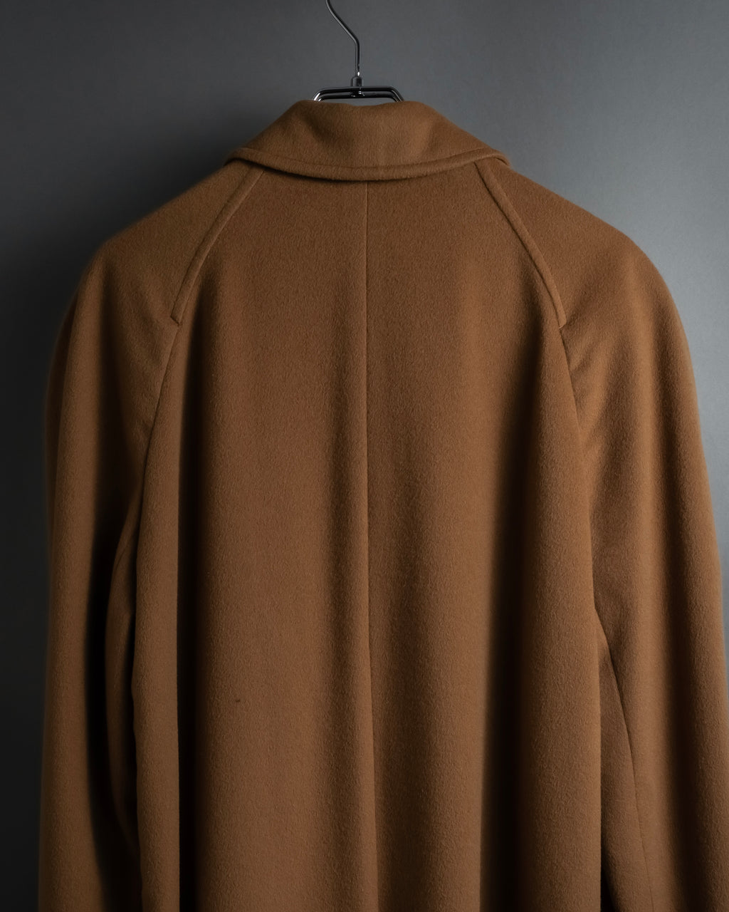 "FENDI" 90's Italian classic 100% cashmere belted coat