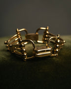 “CELINE” 2019-2024 Gold maillon horsebit bracelet