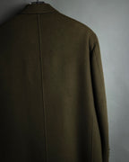 "Christian Dior" Single-breasted 100% cashmere chester coat