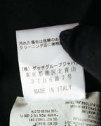 -SPECIAL- "GUCCI" 00's-10's Luxurious beaver fur-collar wool overcoat