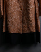 “MARNI 13SS” flower embossed attached design jacket