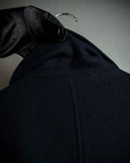 "COMME des GARCONS" 90's Front panel docking design chester coat