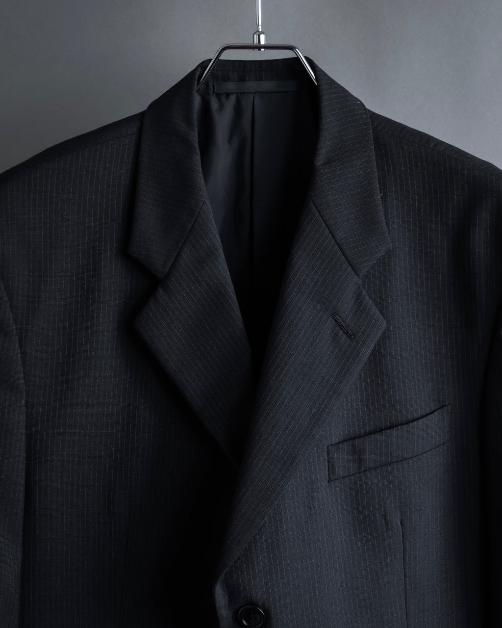 "ARMANI COLLEZIONI" Notched drape classically tailored jacket