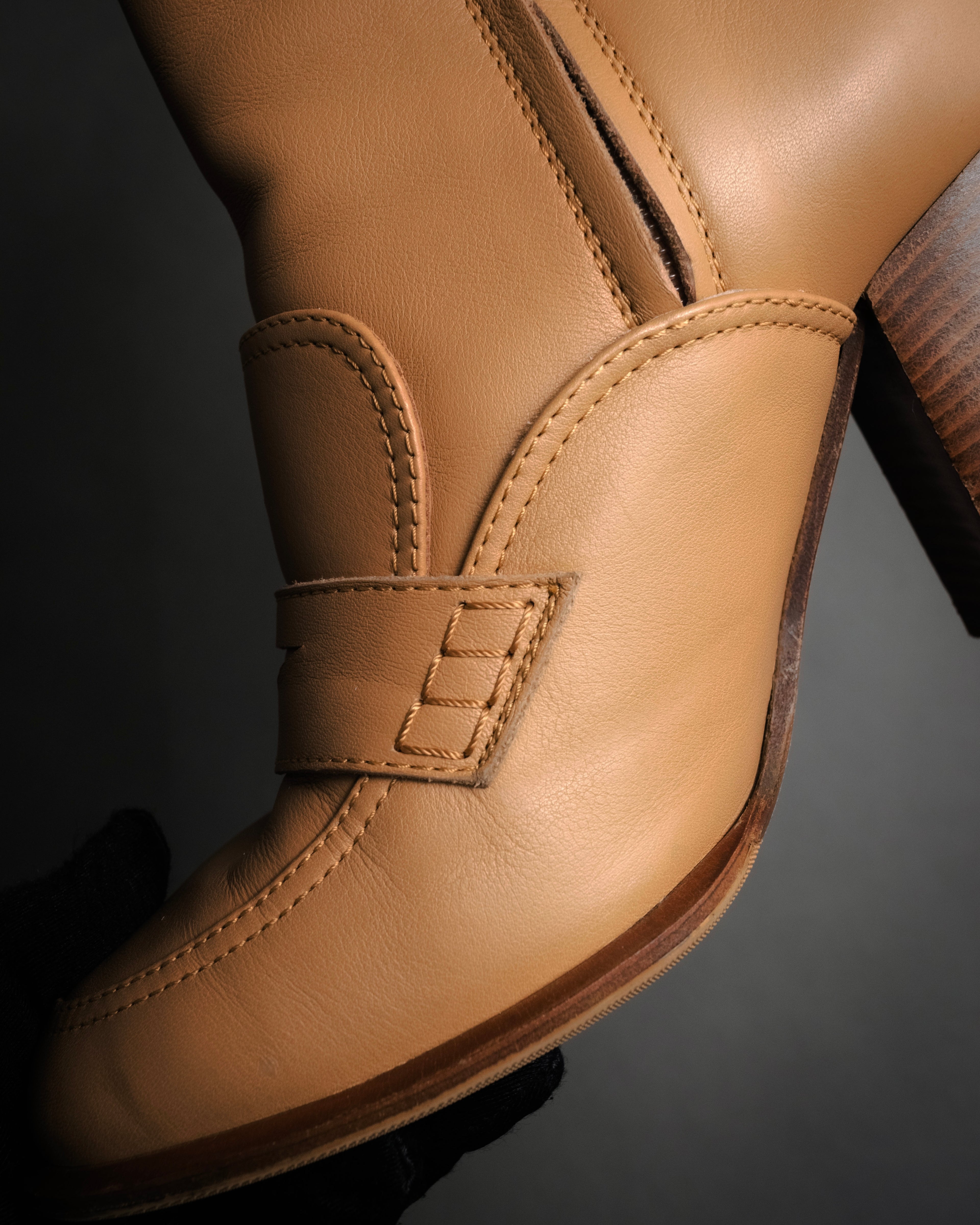 “LOEWE” 2010–2013 Penny loafer hybrid ankle boots