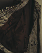 "BURBERRY LONDON" 00's-10's Fringed tweed blazer
