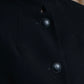 "HERMES" Darted shape no collar back zip jacket