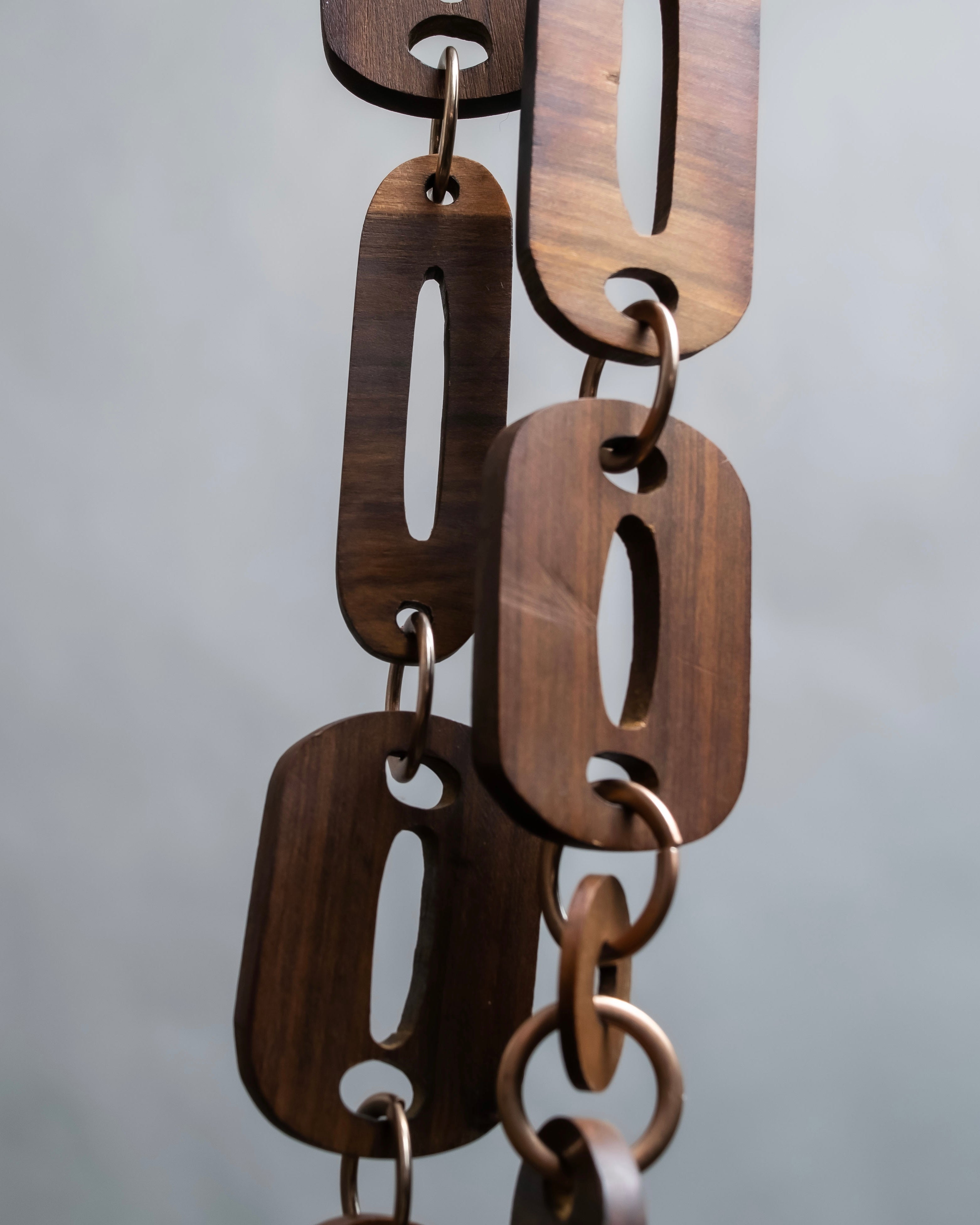 "MARNI" Large tree and chain combination necklace