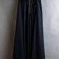 "JEAN PAUL GAULTIER" Asymmetric front＆rear design maxi length wool skirt