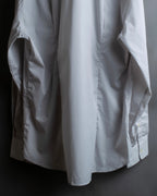 "DOLCE & GABBANA" Cuff logo engraved oversized shirt