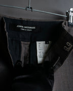 "JUNYA WATANABE COMME des GARCONS" Greige color wide flare slacks