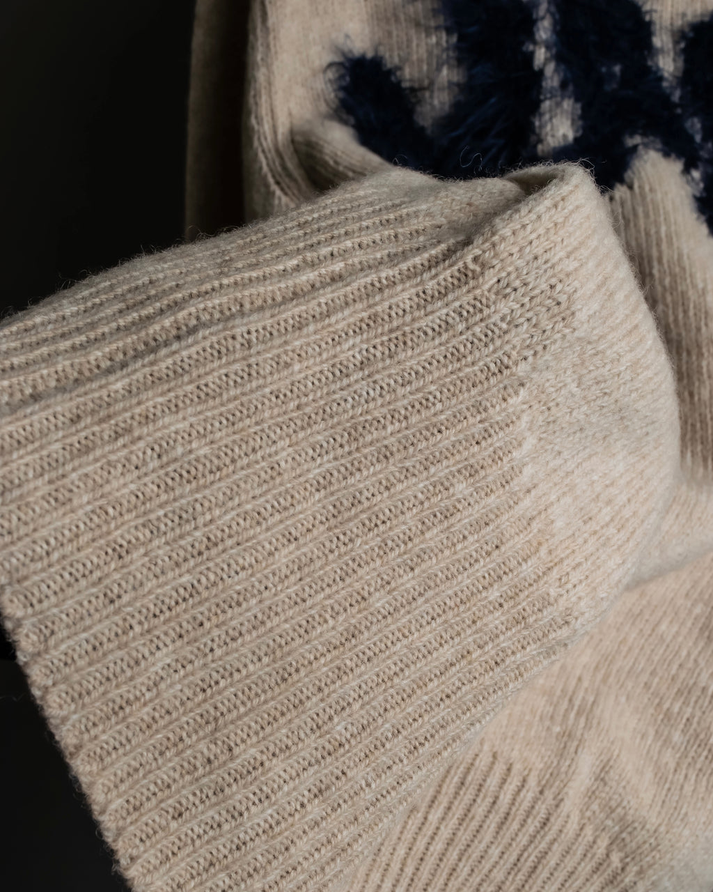 "MARNI" Logo shaggy design oversized knit