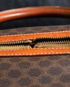 "CELINE" Macadam pattern one handle boston bag