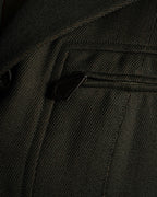 -SPECIAL- "HERMES" 90's Military-inspired zip design tailored jacket
