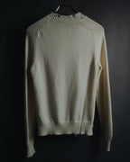 "Maison Margiela" 2022SS Destroyed rib-knit sweater