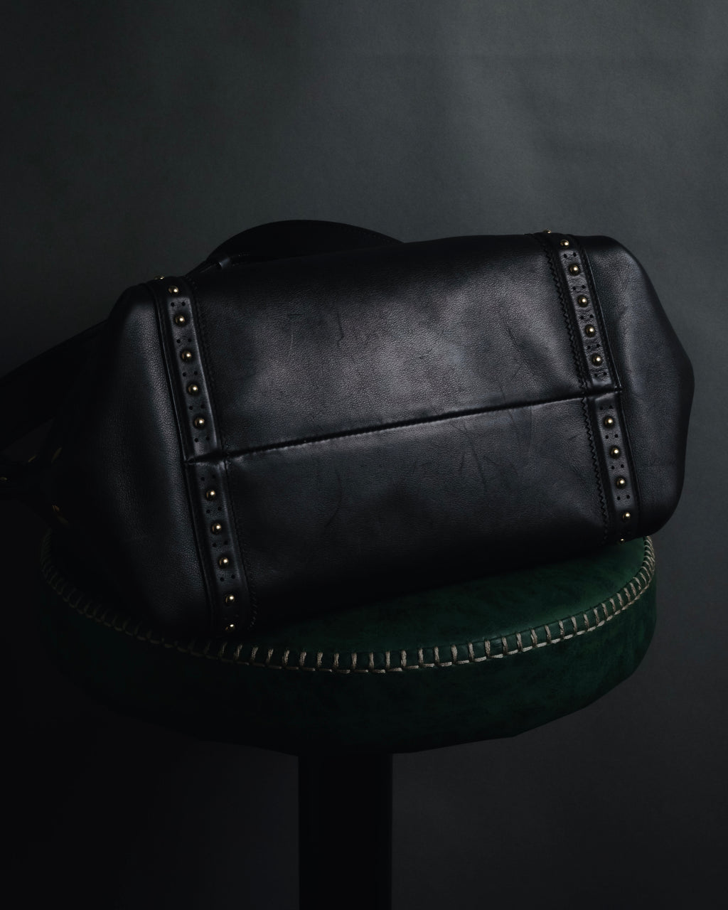 Salvatore Ferragamo Studded Gancini Top Handle Bag