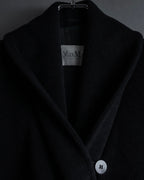 "Max Mara" 90''s-00's Actress collar design long coat