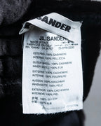 "JIL SANDER" Knit with different materials fur muffler