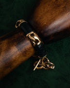 “LOEWE” 2008-2013 leather wrapped chain bracelet