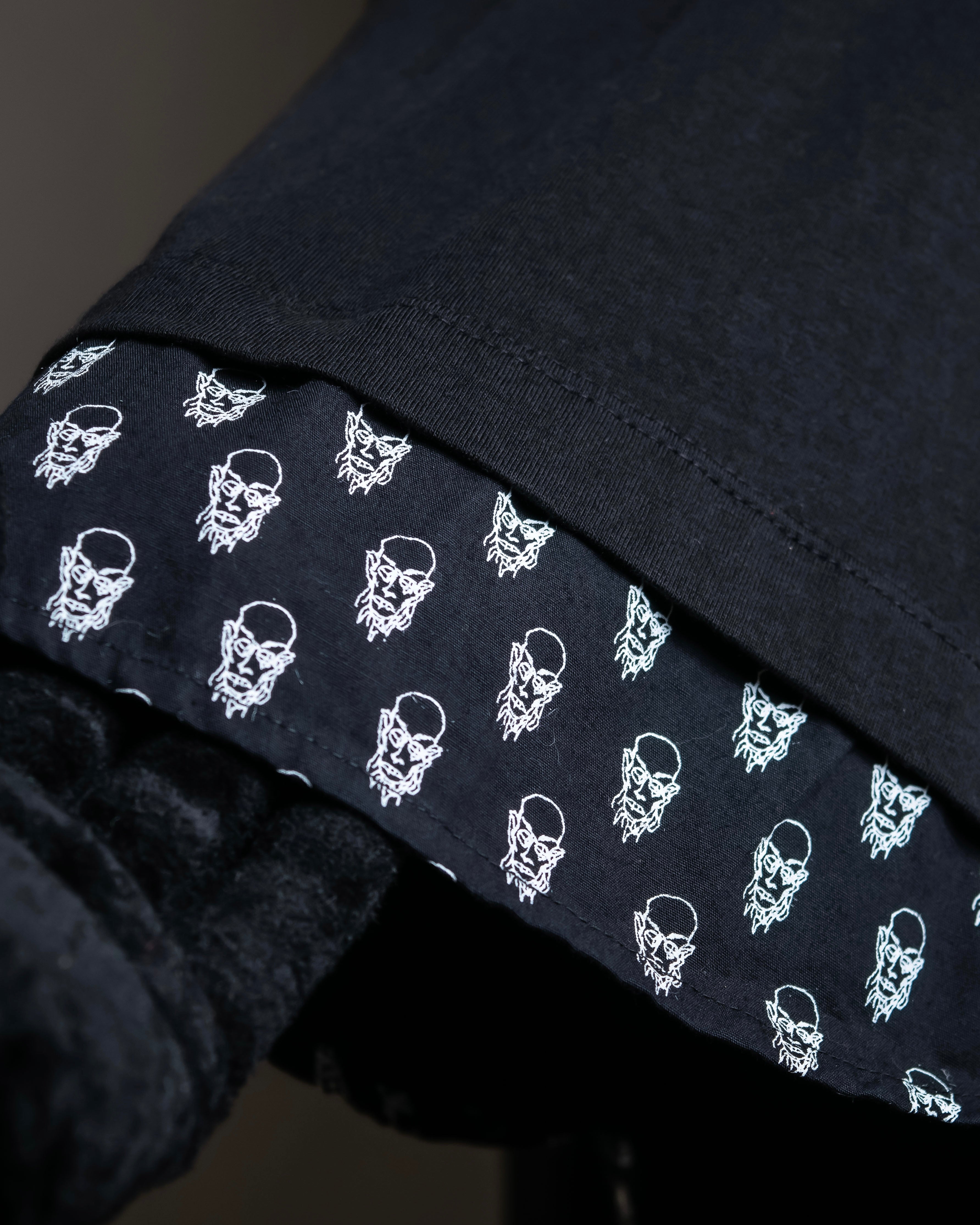 "John Galliano" Tie motif trompe l'oeil design pullover