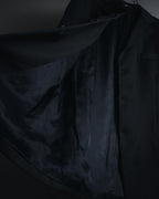 "GIANFRANCO FERRE" 90’s-00’s architecturally tailored three button wool blazer