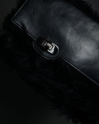 "MARNI" 2011 winter edition shearling fur shoulder bag