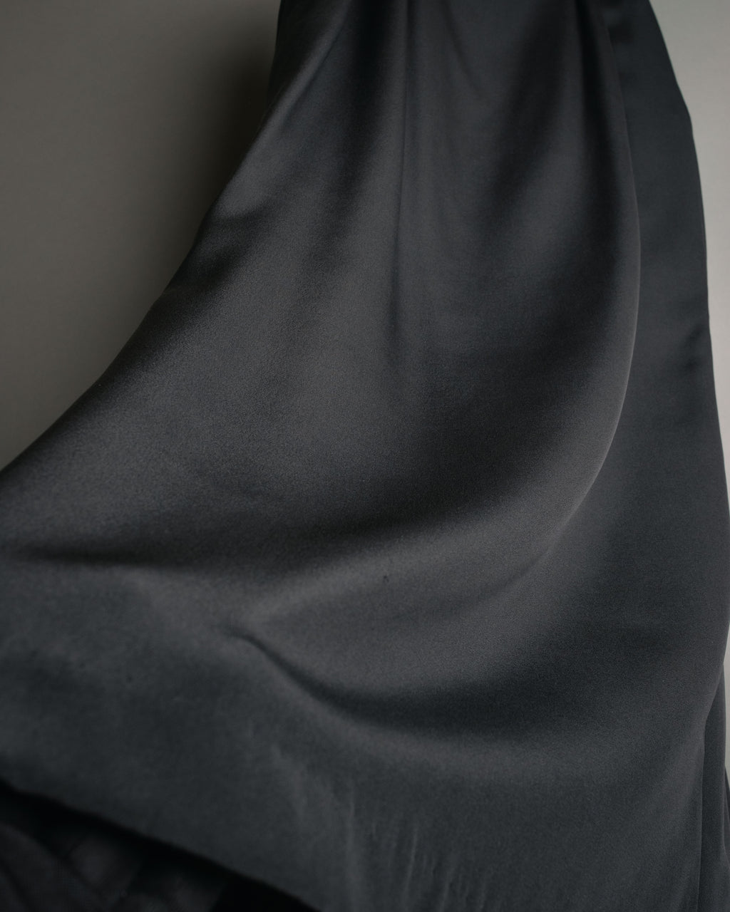 “Christian Dior” 80’s-90’s Silk draped long skirt