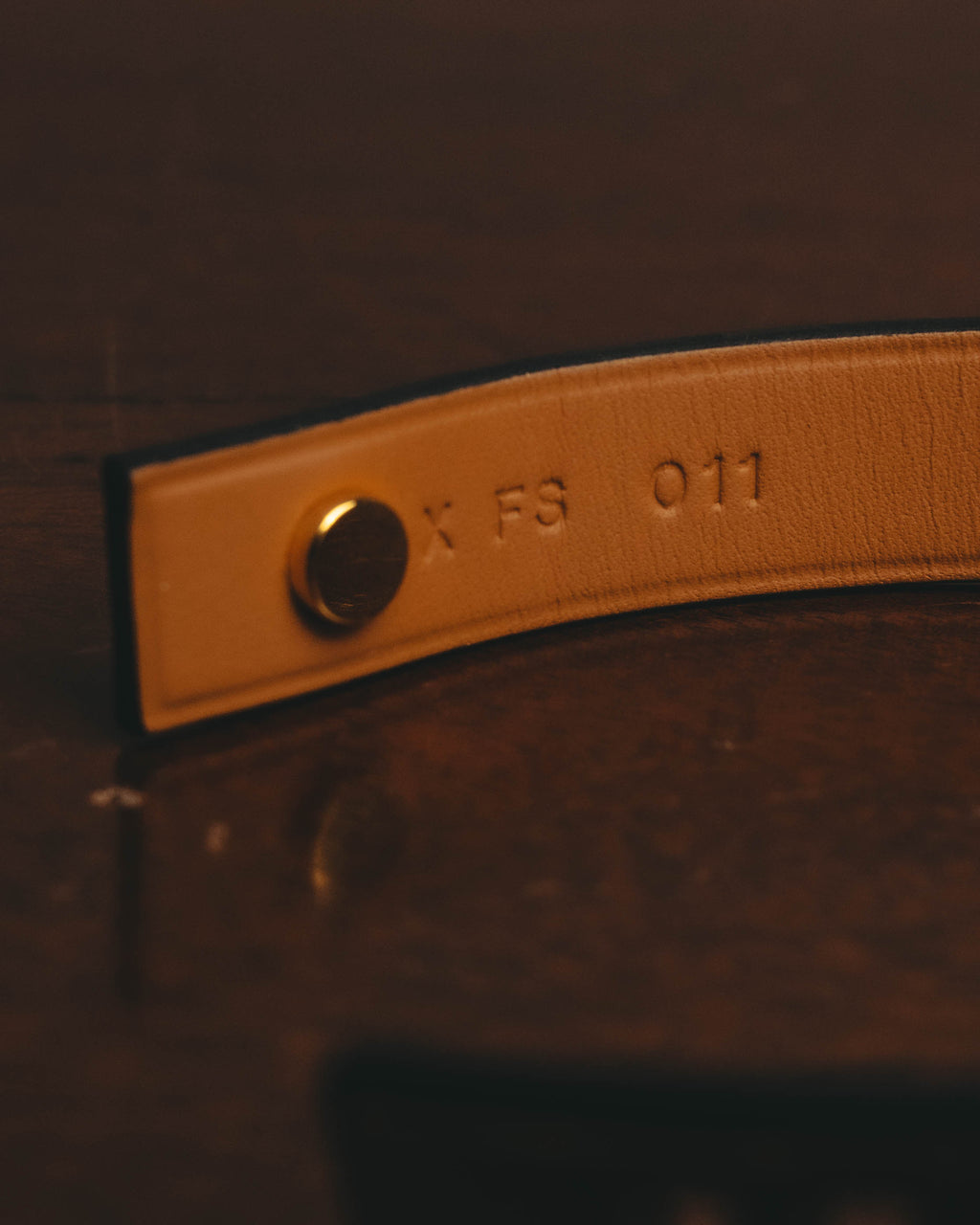 –SPECIAL– “HERMÈS” 10’s Mini dog anneaux triple ring leather bracelet