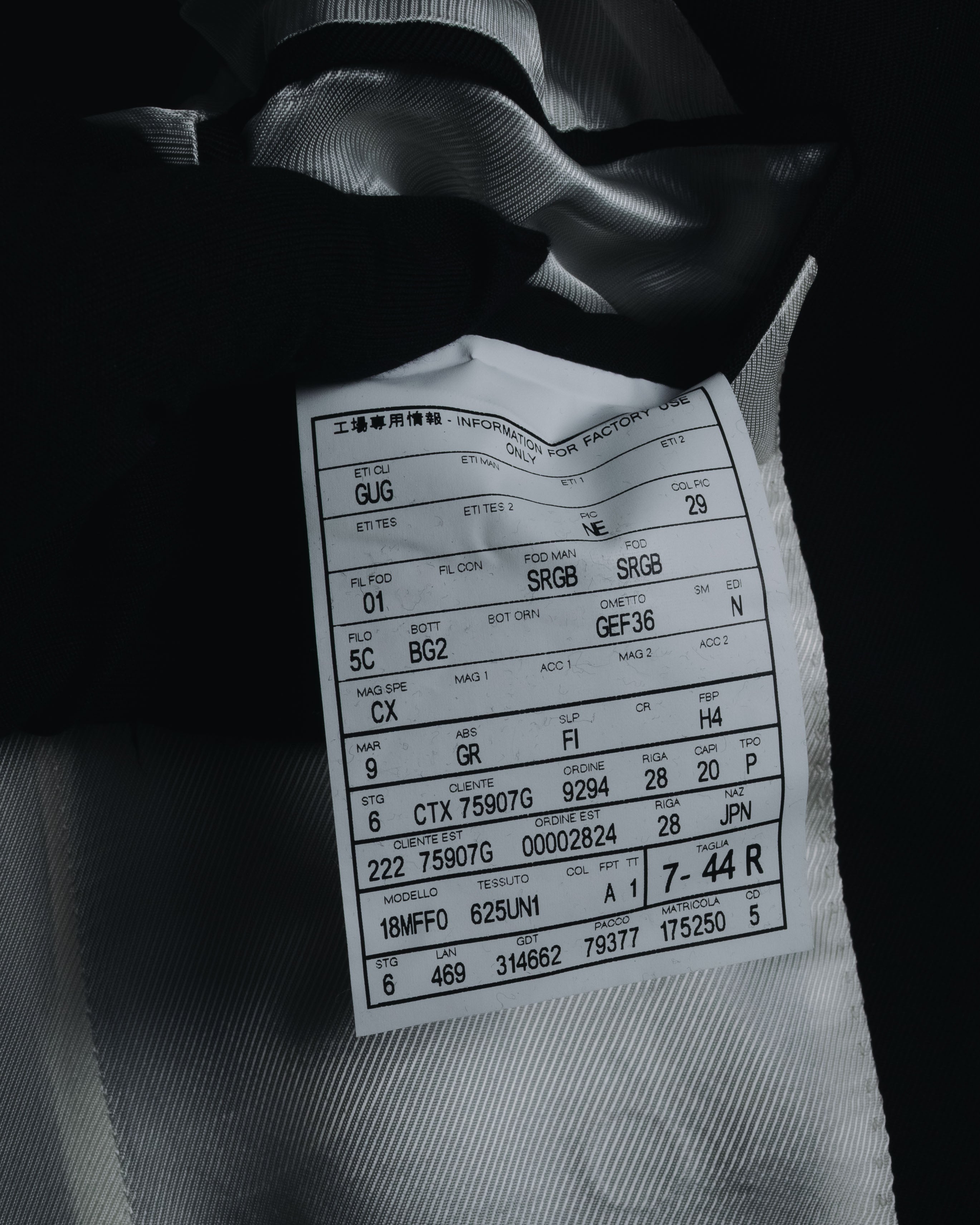 "GUCCI" 2015-2016 Piped tailored blazer