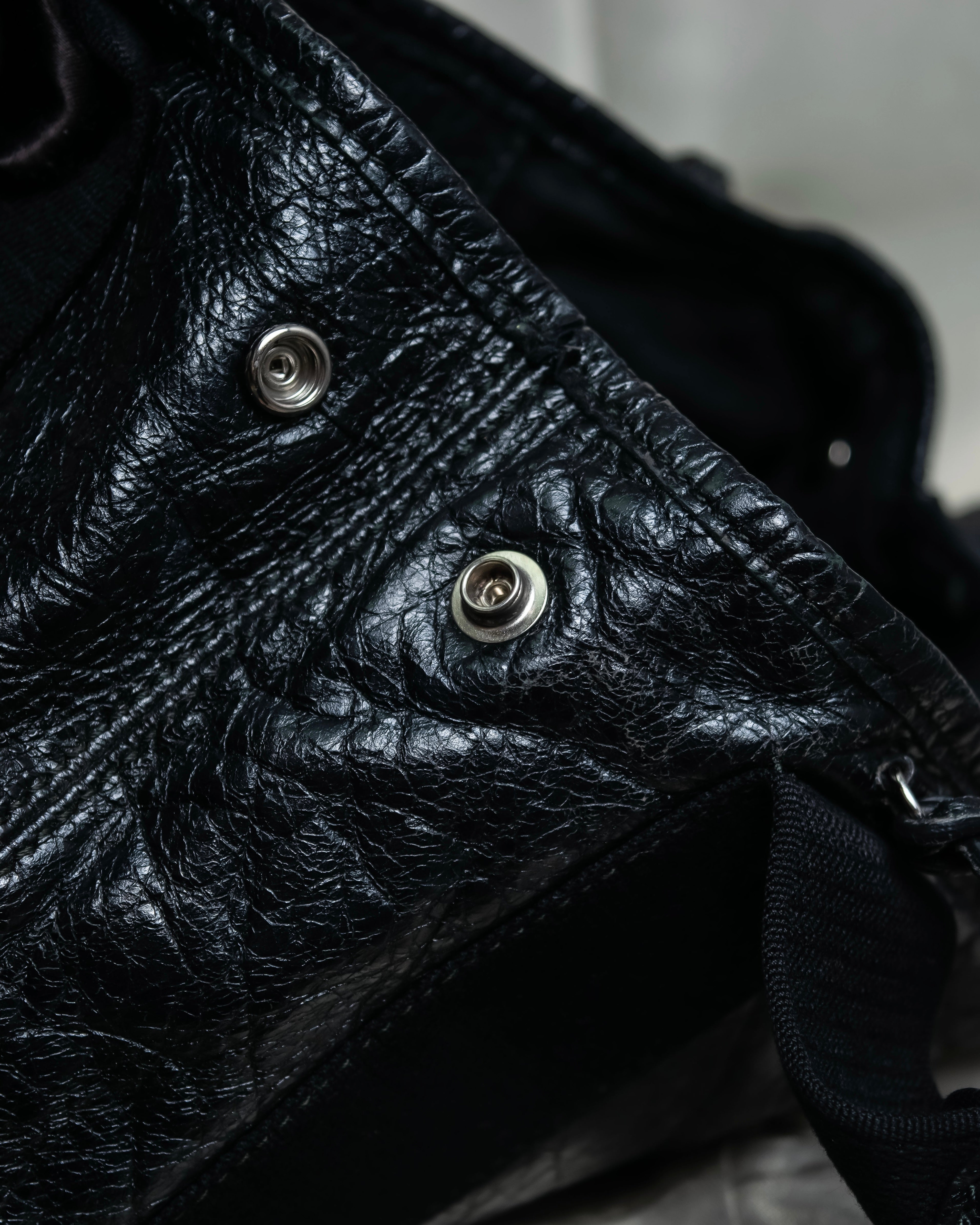 “Balenciaga”  navy cavas xs hand bag