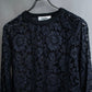 "VALENTINO" Floral lace design trimmed pullover