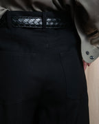 "BALENCIAGA" Beautiful draped full-length slacks