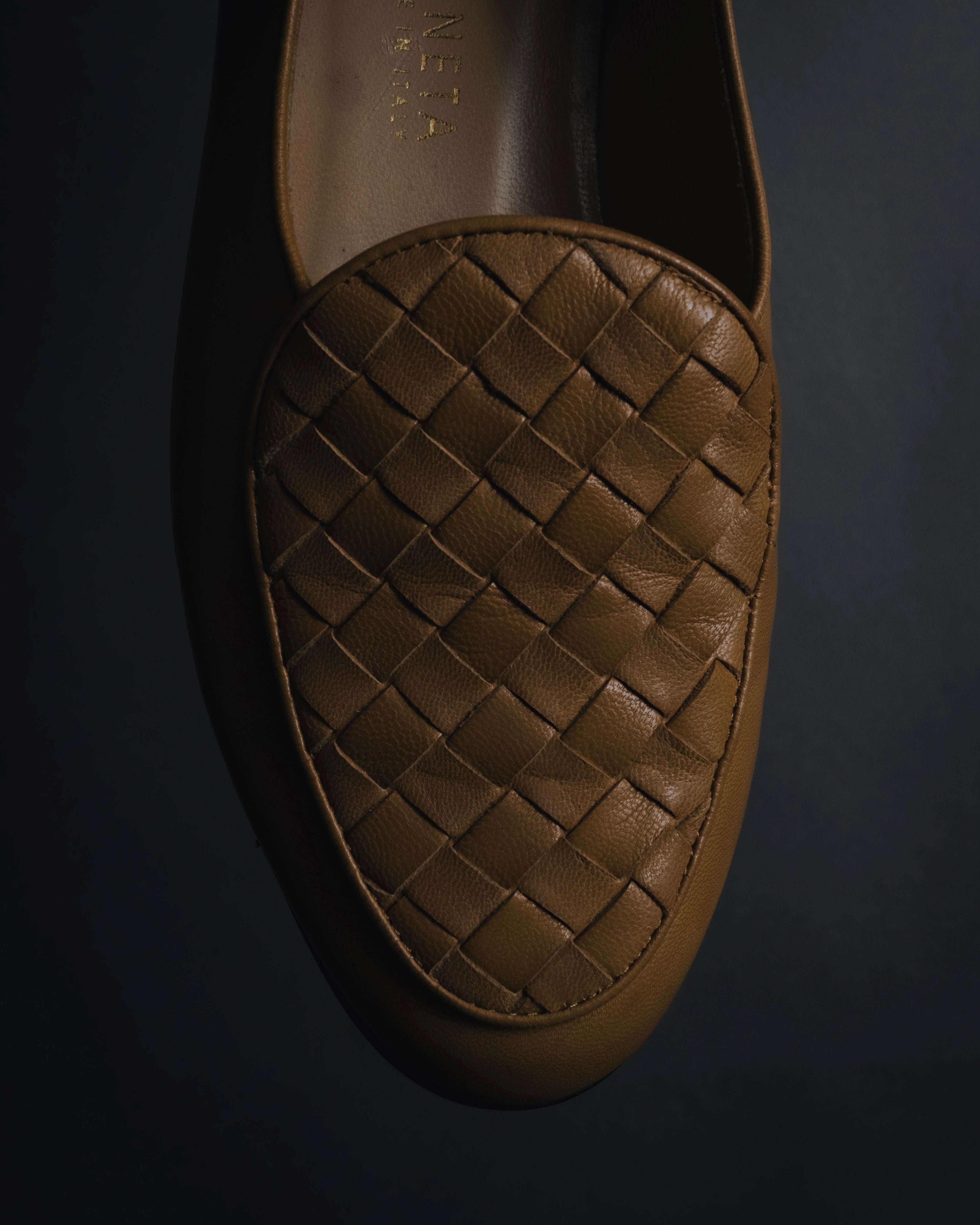 "BOTTEGA VENETA" 00’s-10’s intrecciato vamp travel loafers