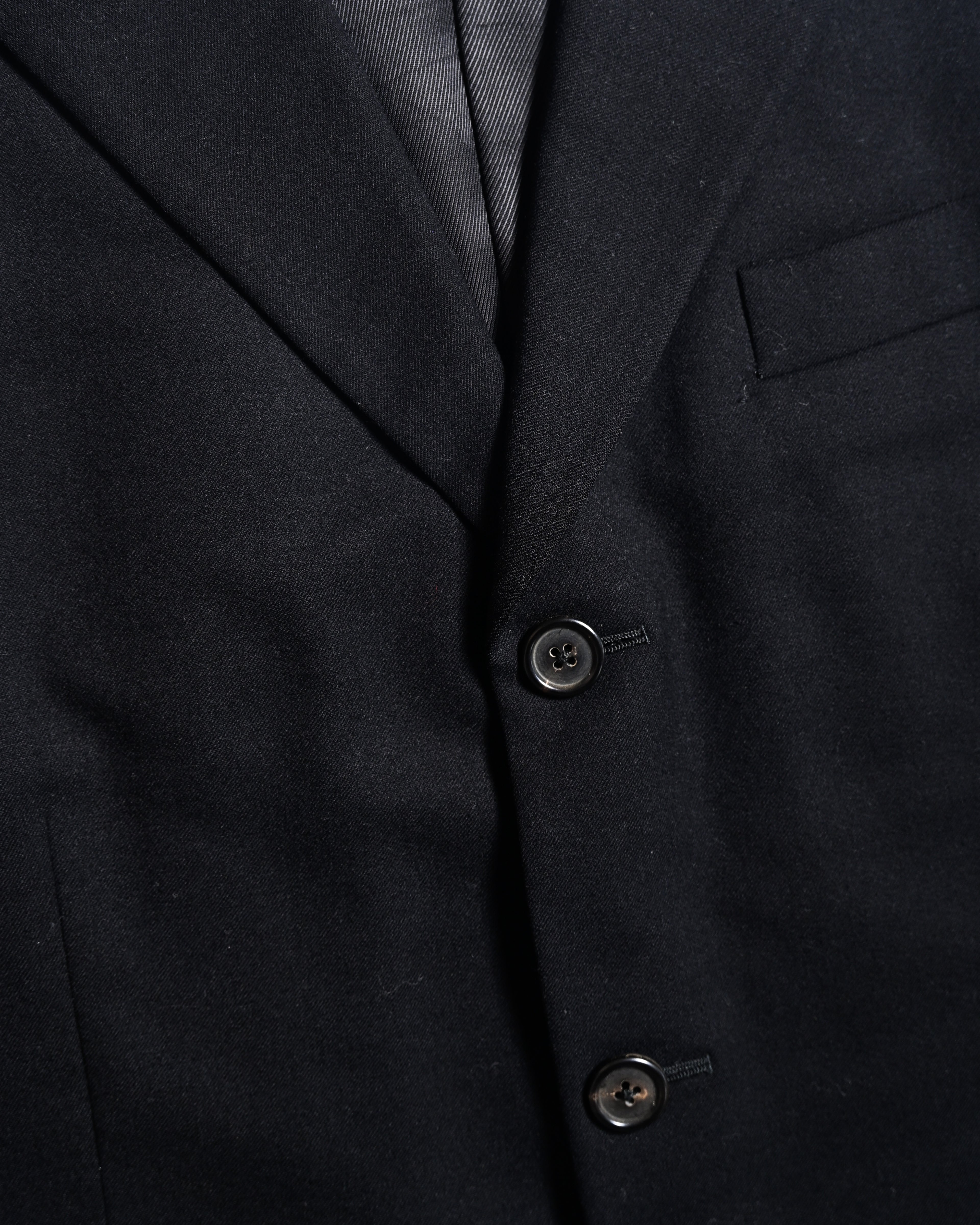 PRADA/ Oversized Single Breasted 3B Jacket Set-up Black