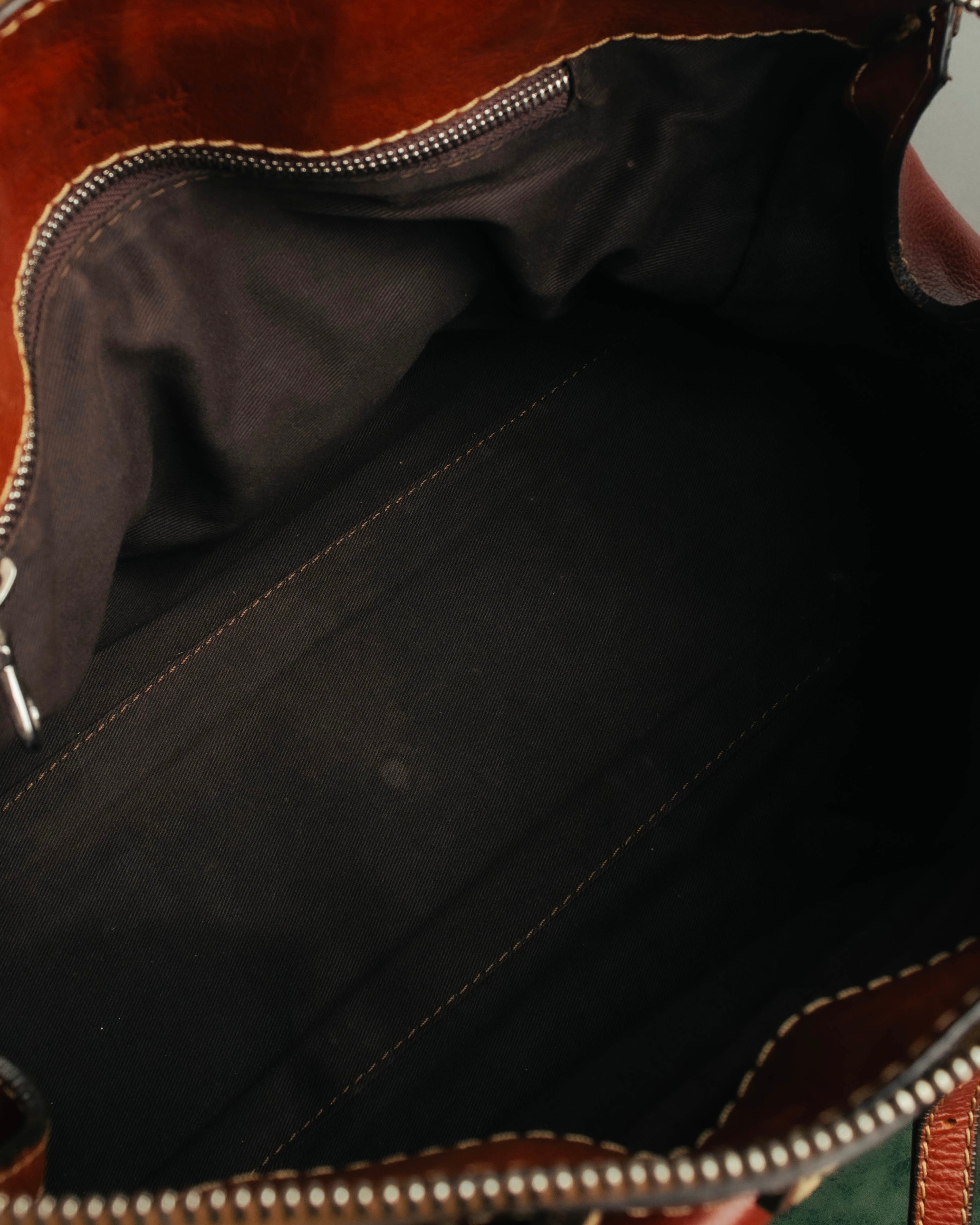 "Chloé" 00's Cognac leather top handle bag