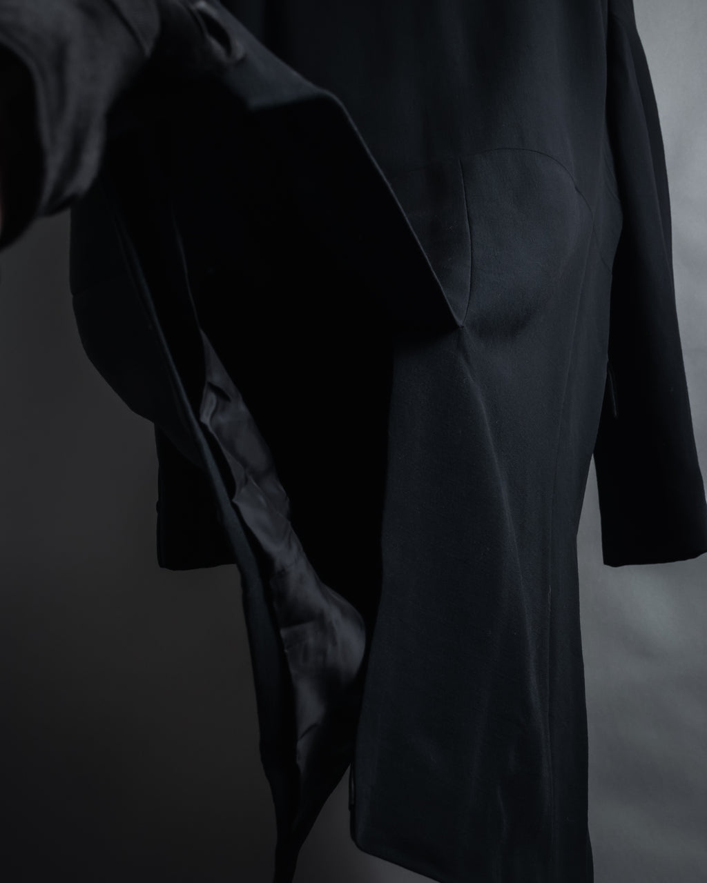 "Gianni Versace" 90’s couture wool-blend long coat