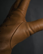 –SPECIAL– "HERMES"
Star perforated leather dress gloves