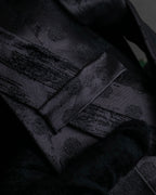 "JEAN PAUL GAULTIER HOMME" Geometric polka dot silk tie