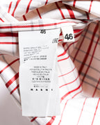 MARNI/ 2018 Oversized Plaid Pattern Cotton Shirt