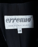 "ERREUNO" Relaxed tailored velour jacket