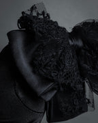 "CHANEL" 16AW Tulle lace design ribbon brooch