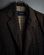 "BURBERRY" Cotton faded tailored jacket