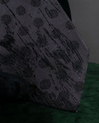 "JEAN PAUL GAULTIER HOMME" Geometric polka dot silk tie