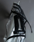 "DOLCE &amp; GABBANA" 23SS PVC material oversize trench coat