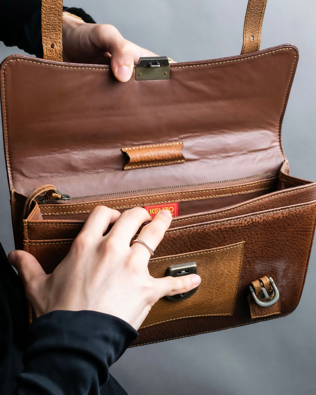 "KENZO" Vintage western style handbag