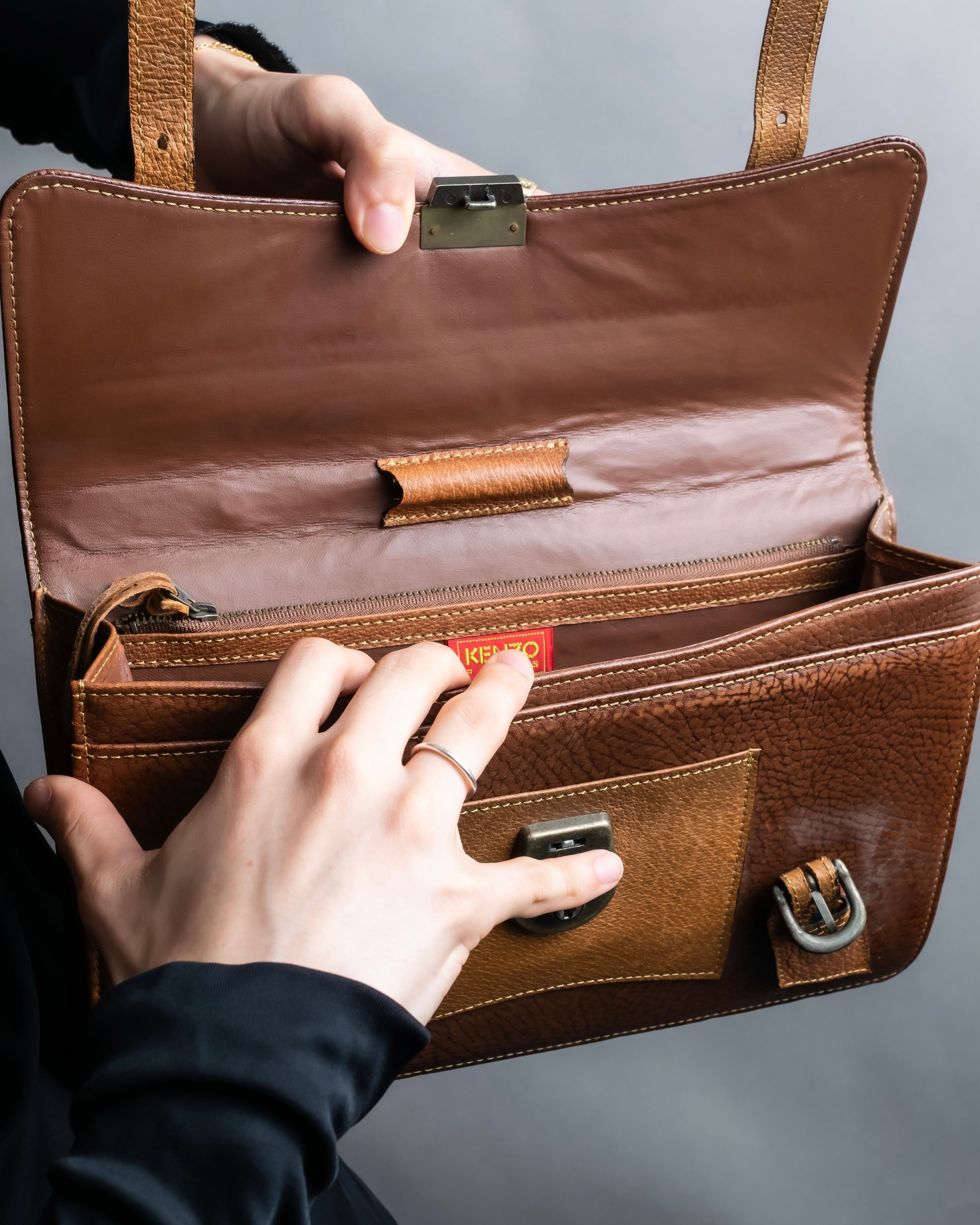"KENZO" Vintage western style handbag