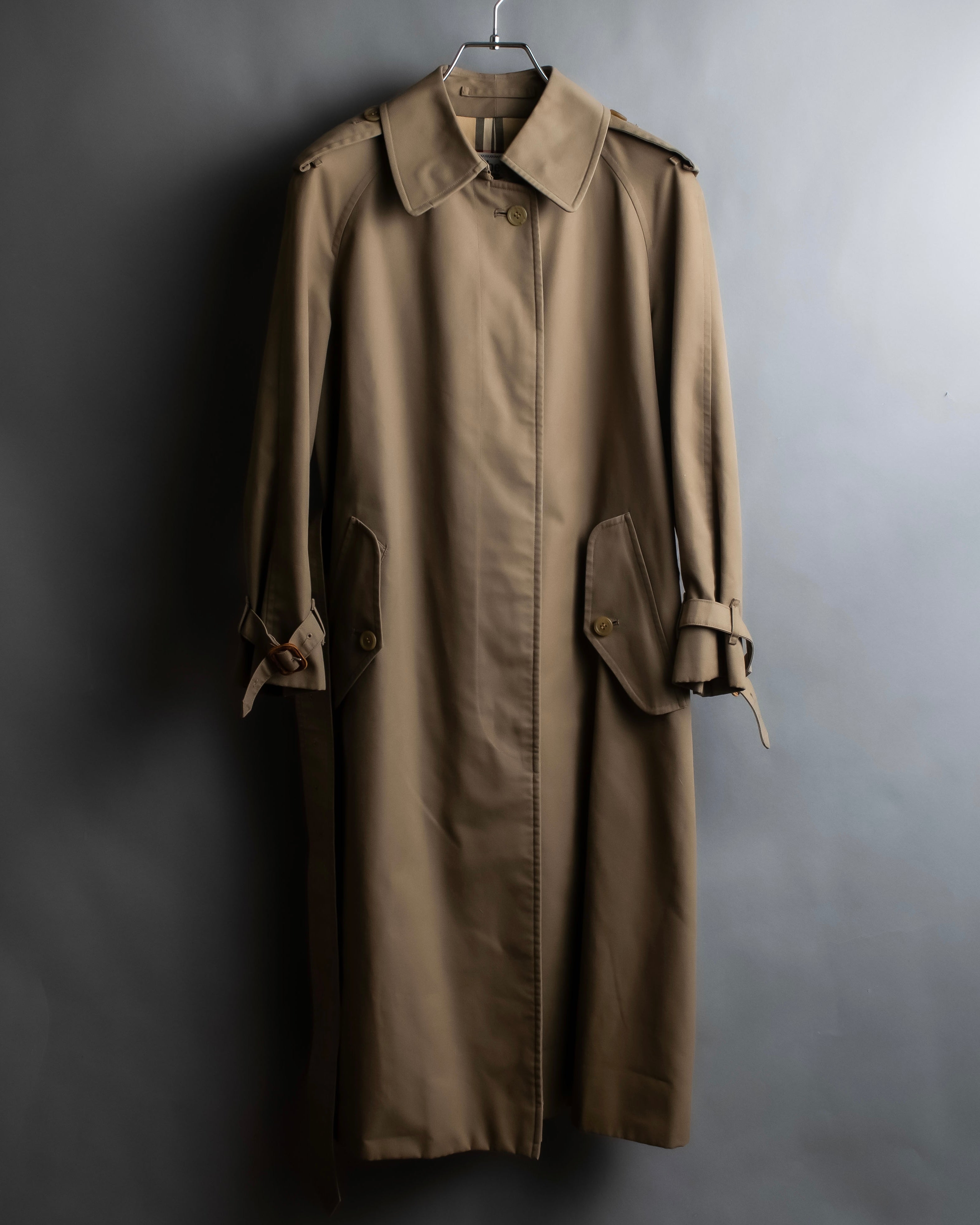 "Burberrys" Water-repellent cotton soutien colour trench coat