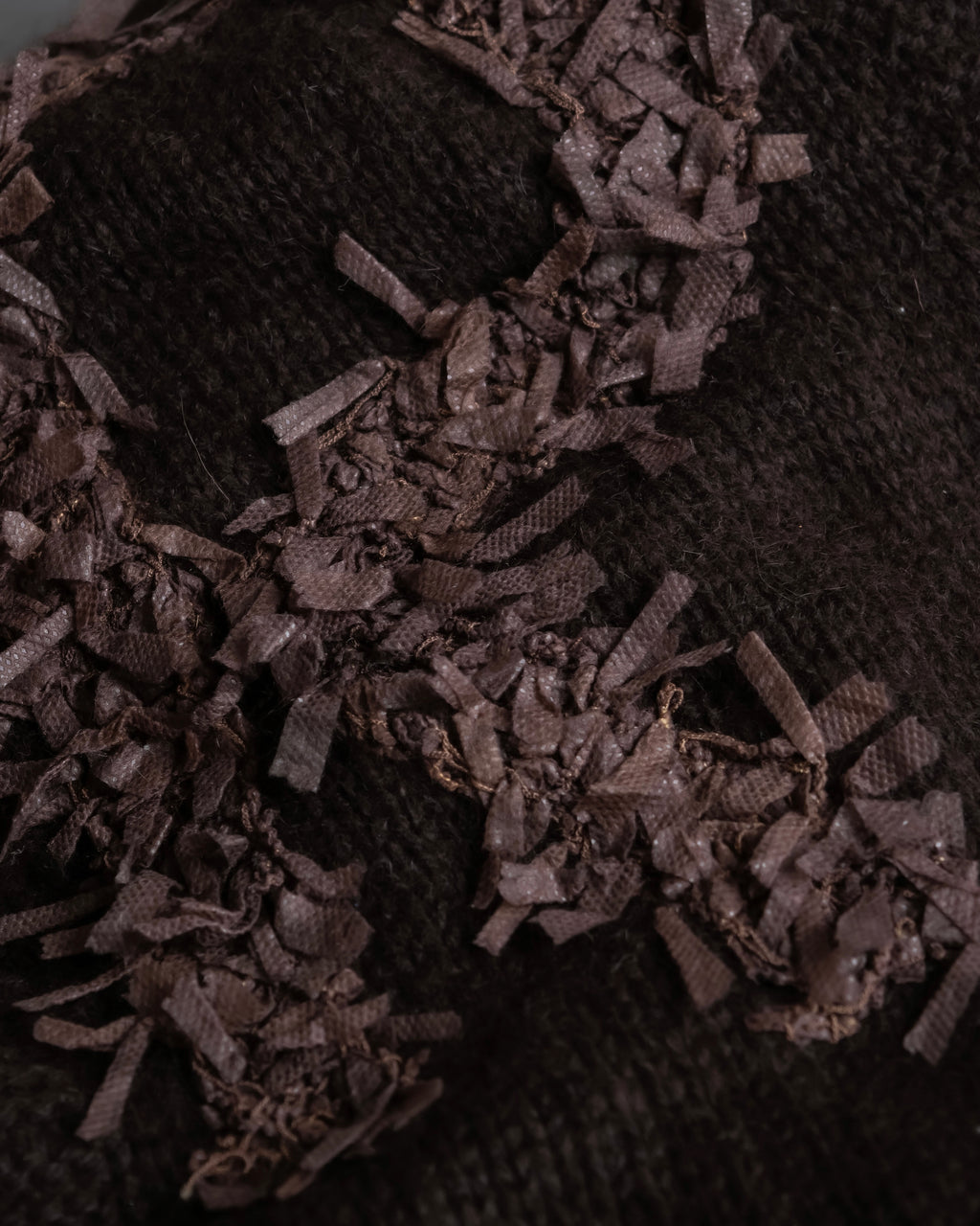 "Christian Dior  Patchwork logo detail fringe long muffler