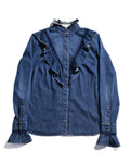 Stella McCartney/ Frill Designed Denim Shirt