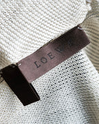 "LOEWE" Shiny silk anagram logo stole