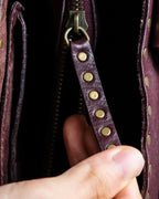 "CELINE" Stud design bordeaux color boogie bag